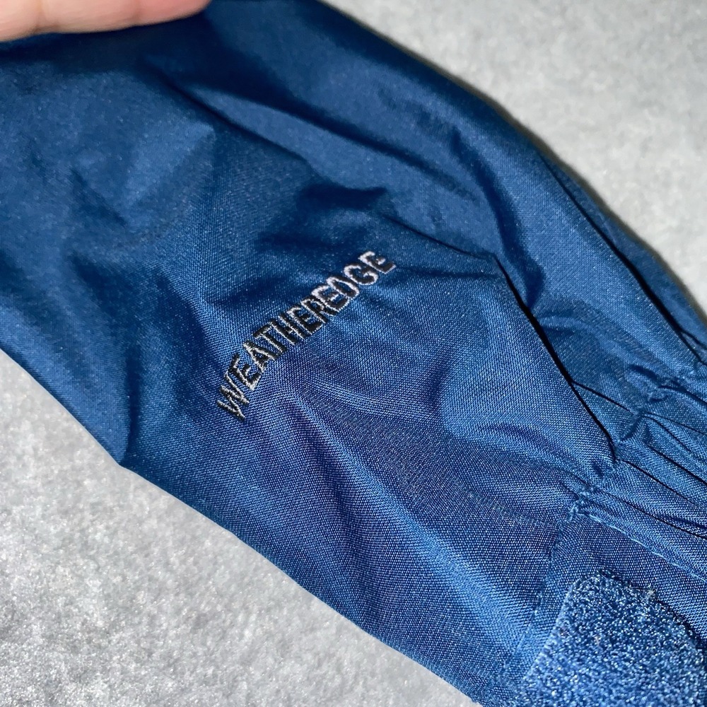 Eddie Bauer WeatherEdge Rain Jacket Womens XS Blue Hooded Waterproof Windbreaker - Picture 6 of 16